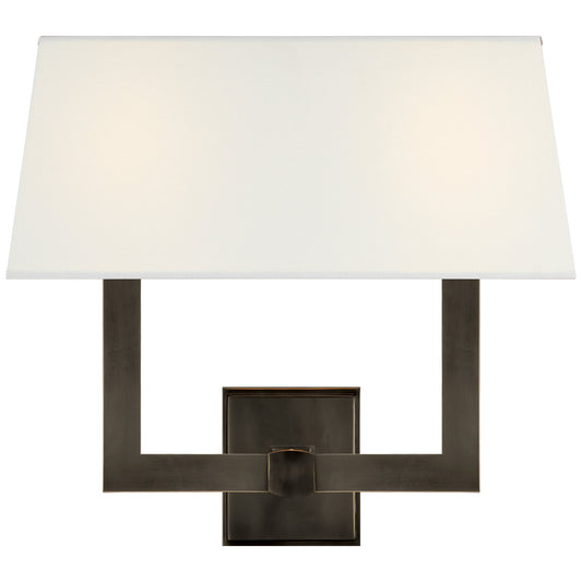 Square Tube Double Sconce