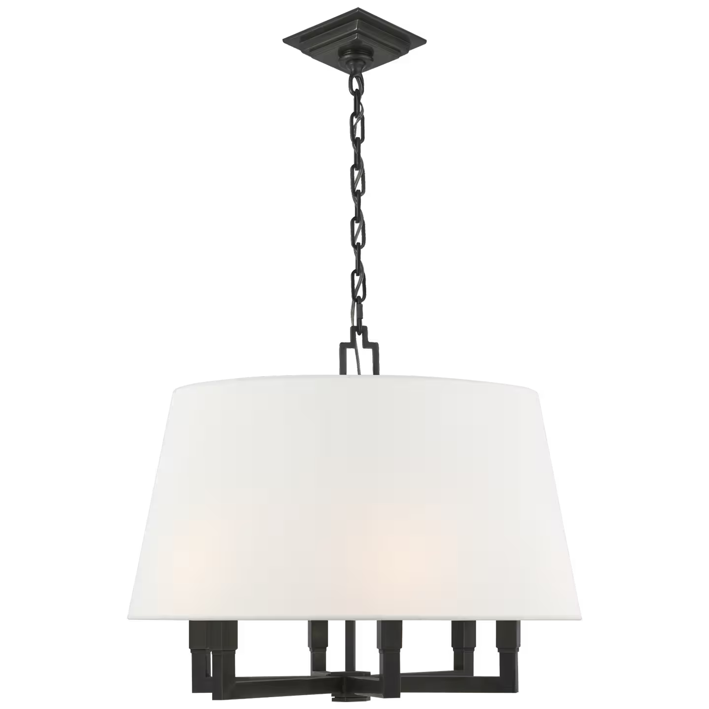 Square 6-Light Tube Pendant