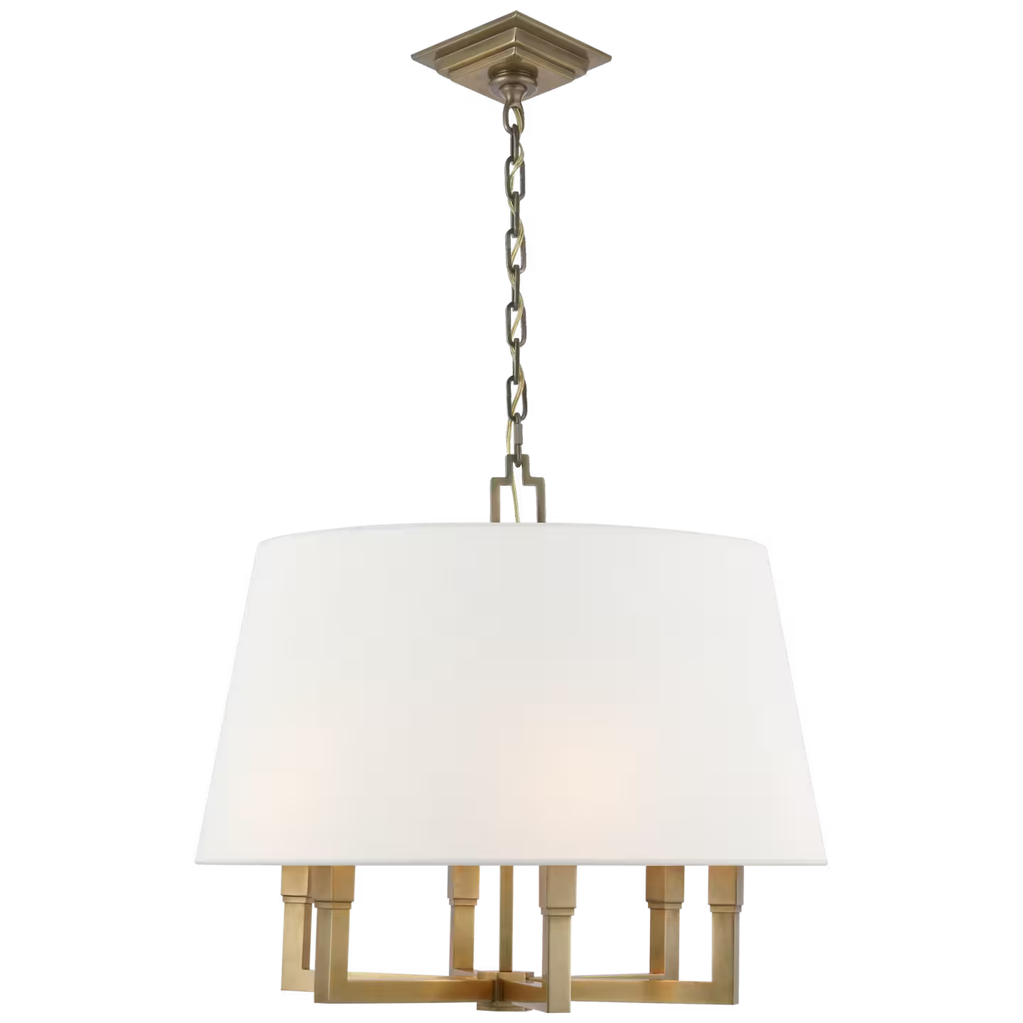 Square 6-Light Tube Pendant