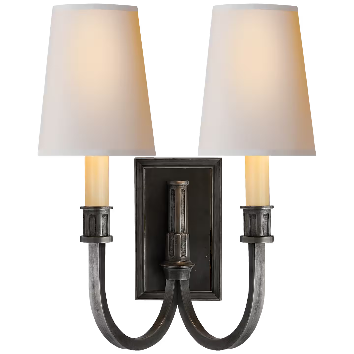 Modern Library Double Sconce