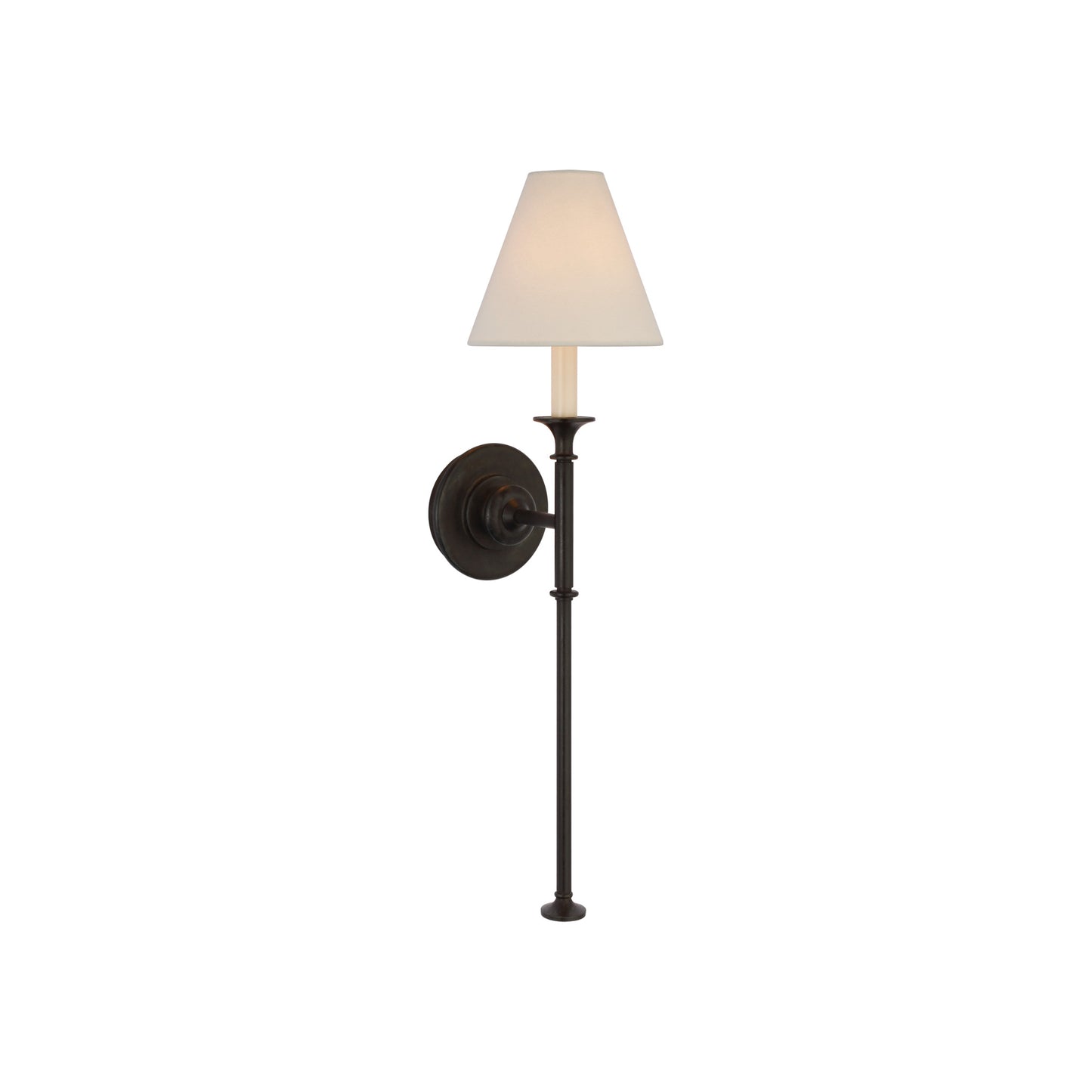 Piaf Large Tail Sconce with Linen Shade