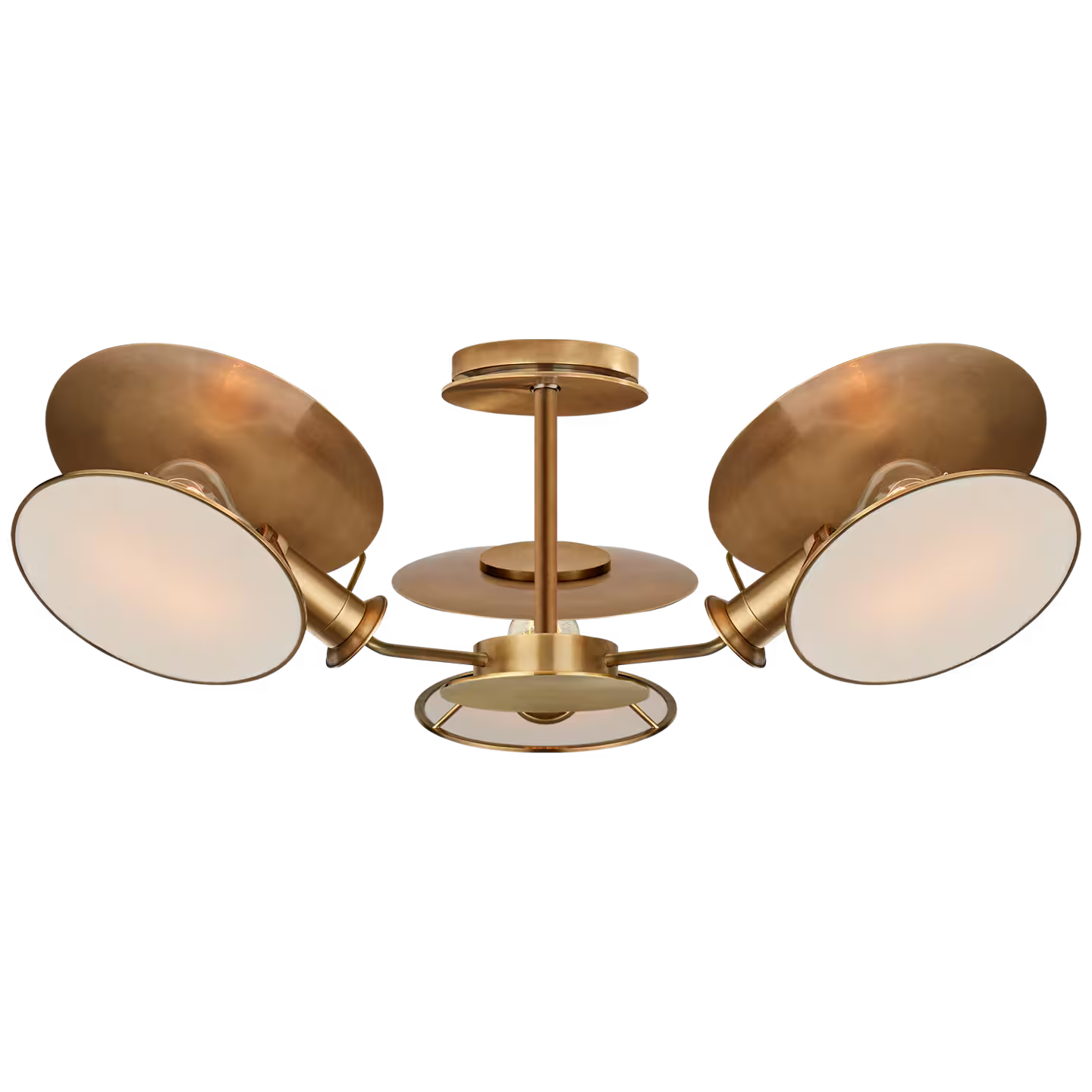 Osiris Medium Reflector Semi-Flush Mount