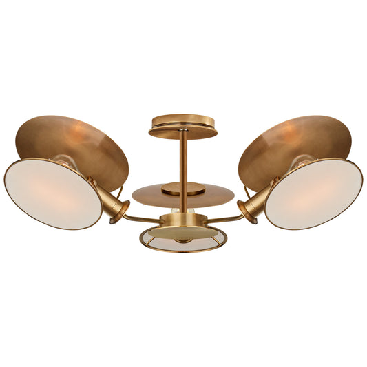 Osiris Medium Reflector Semi-Flush Mount