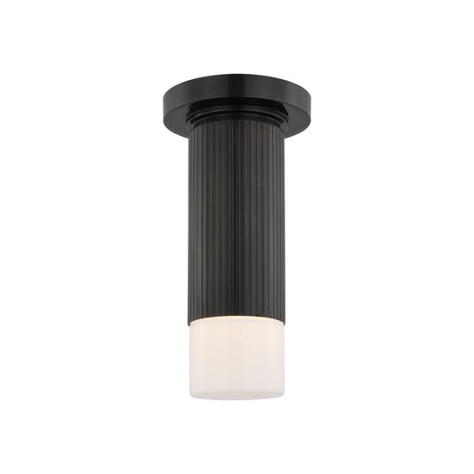 Ace Mini Monopoint Flush Mount with White Glass