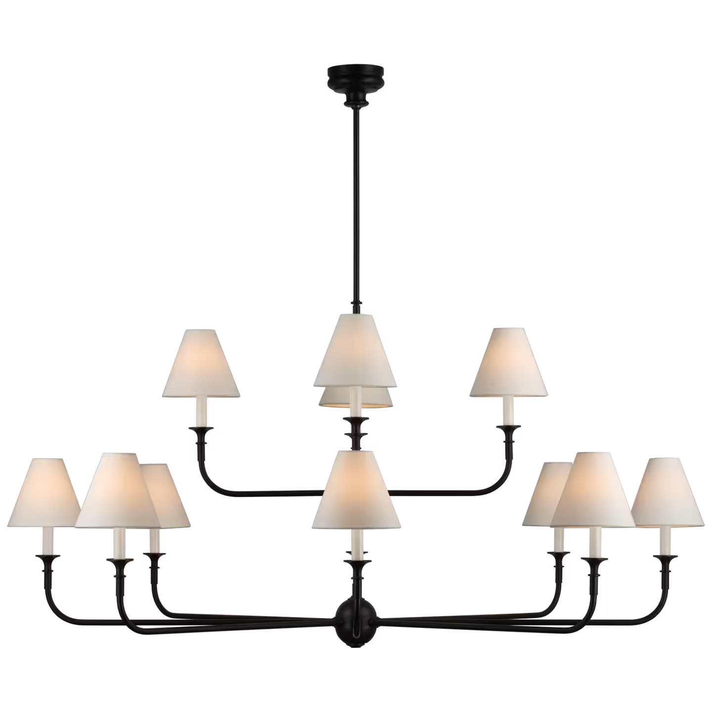 Piaf Grande Two-Tier Chandelier