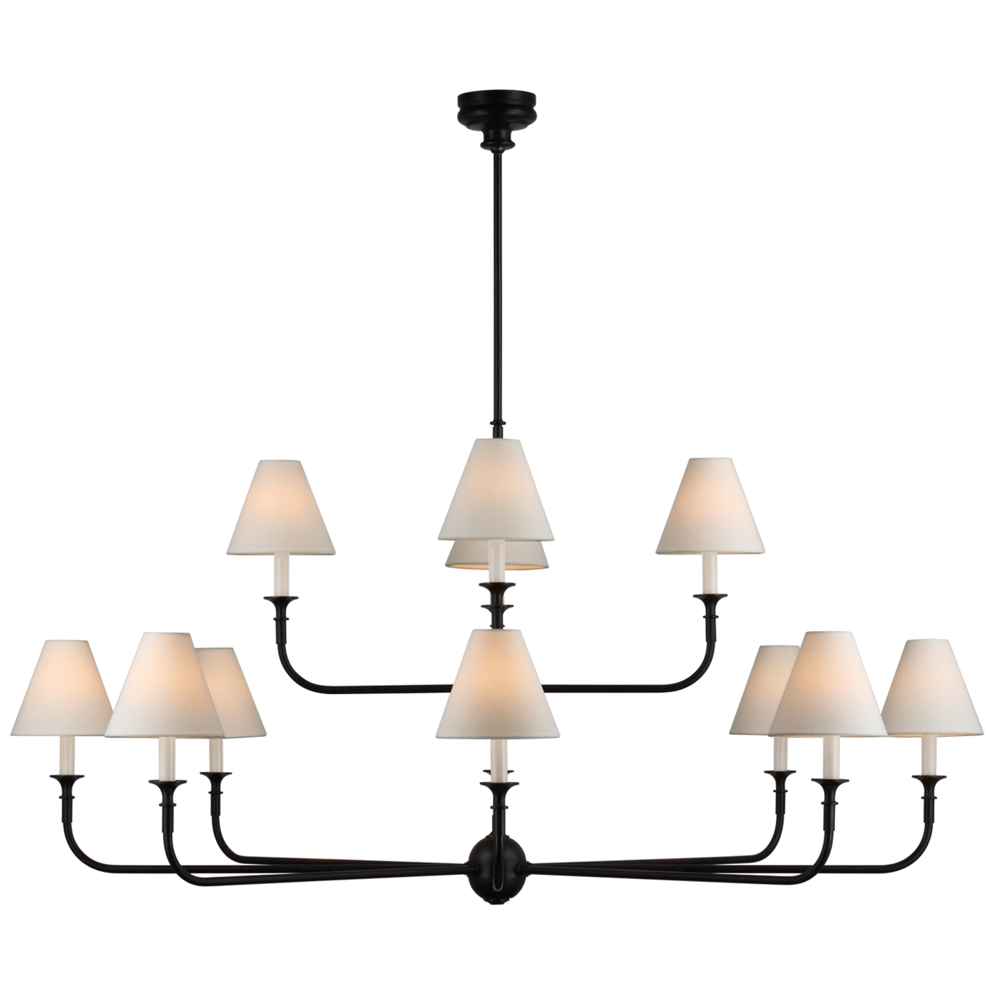 Piaf Grande Two-Tier Chandelier