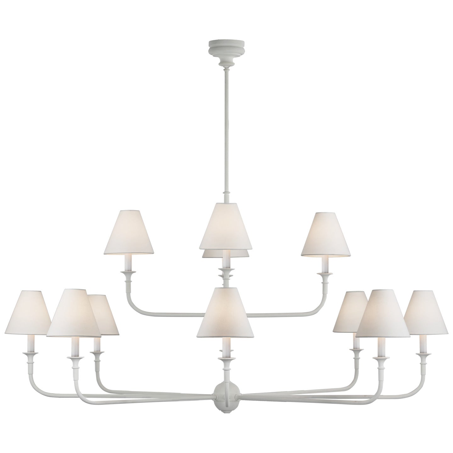 Piaf Grande Two-Tier Chandelier