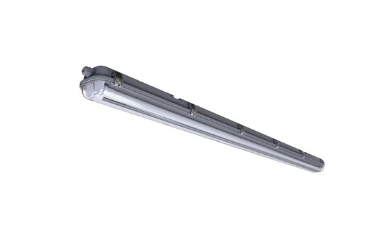 Works IP65 2x24 Batten Light Fitting in Grey