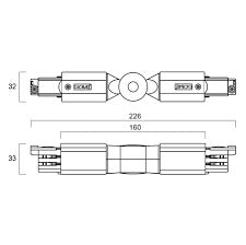 Three Phase Track, Adjustable Corner Joint