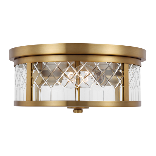 Alec Flush Mount with Clear Glass
