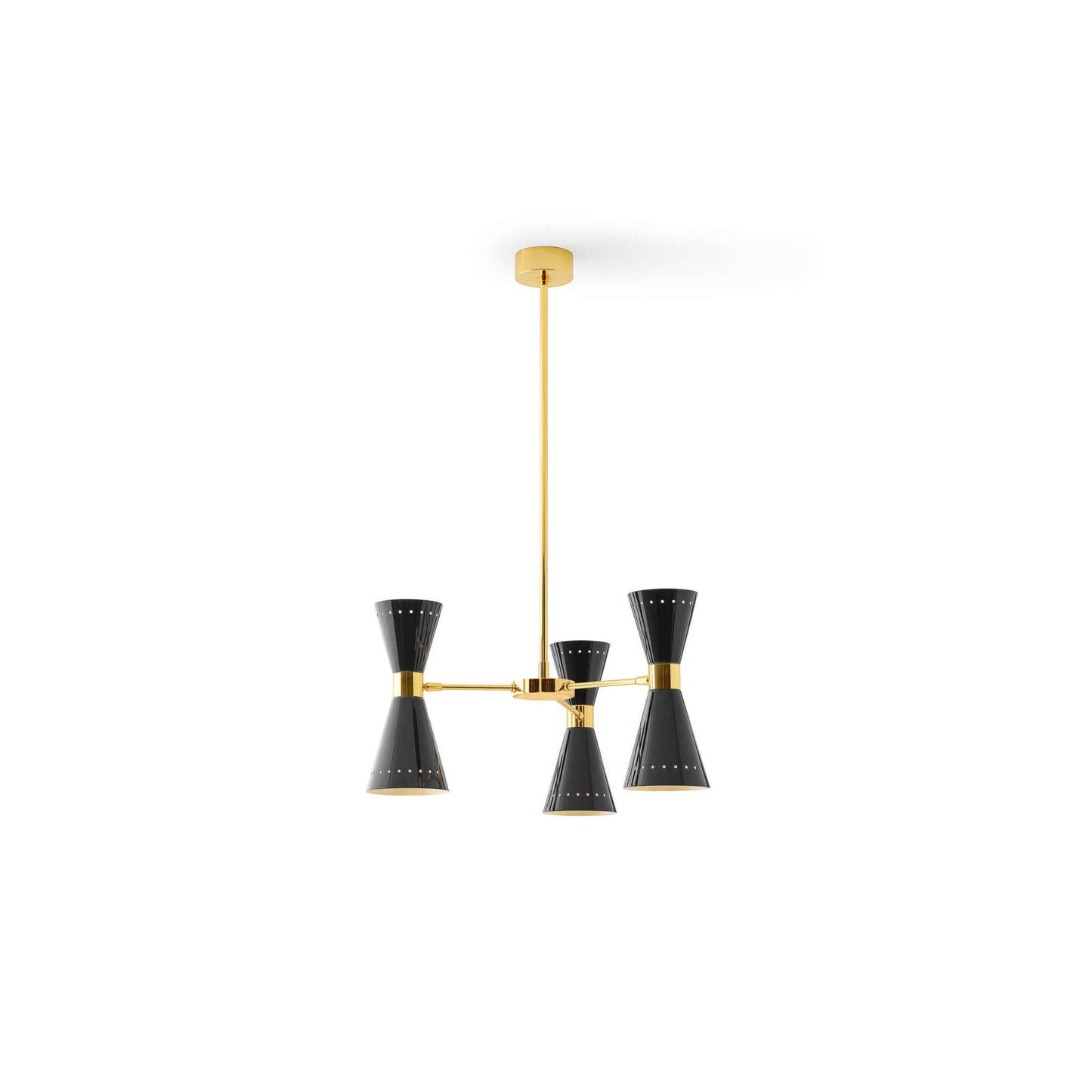 Megafono Ø53cm Pendant Chandelier in Gold