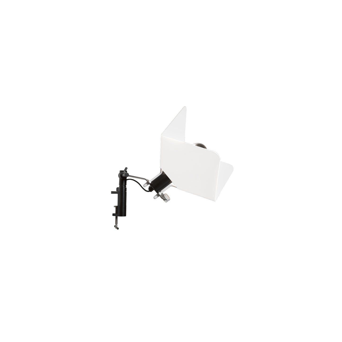 Triedro Morsetto Table & Wall Light in White