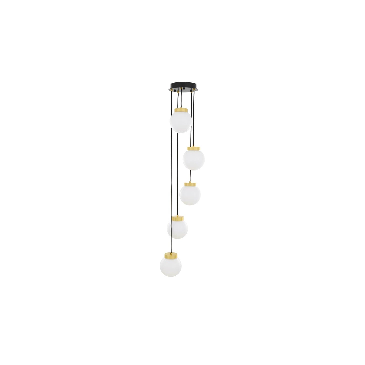 Agusta 5-Light Cascade Globe Pendant