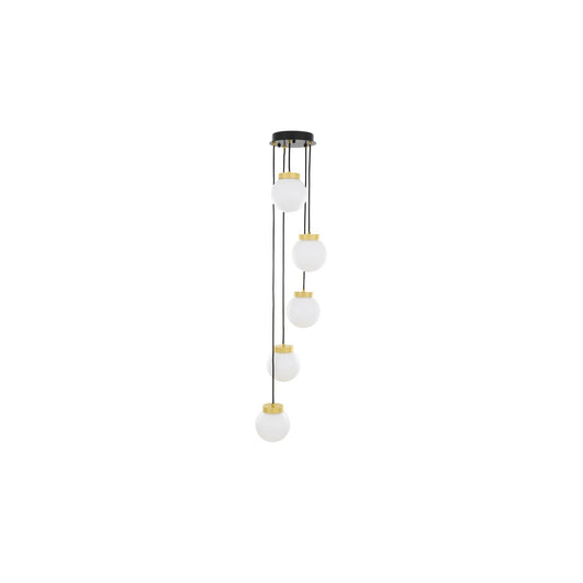 Agusta 5-Light Cascade Globe Pendant