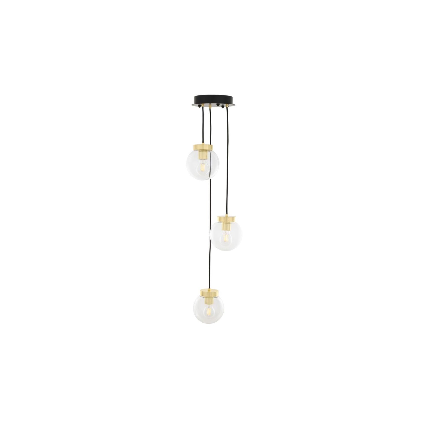 Agusta 3-Light Cascade Globe Pendant