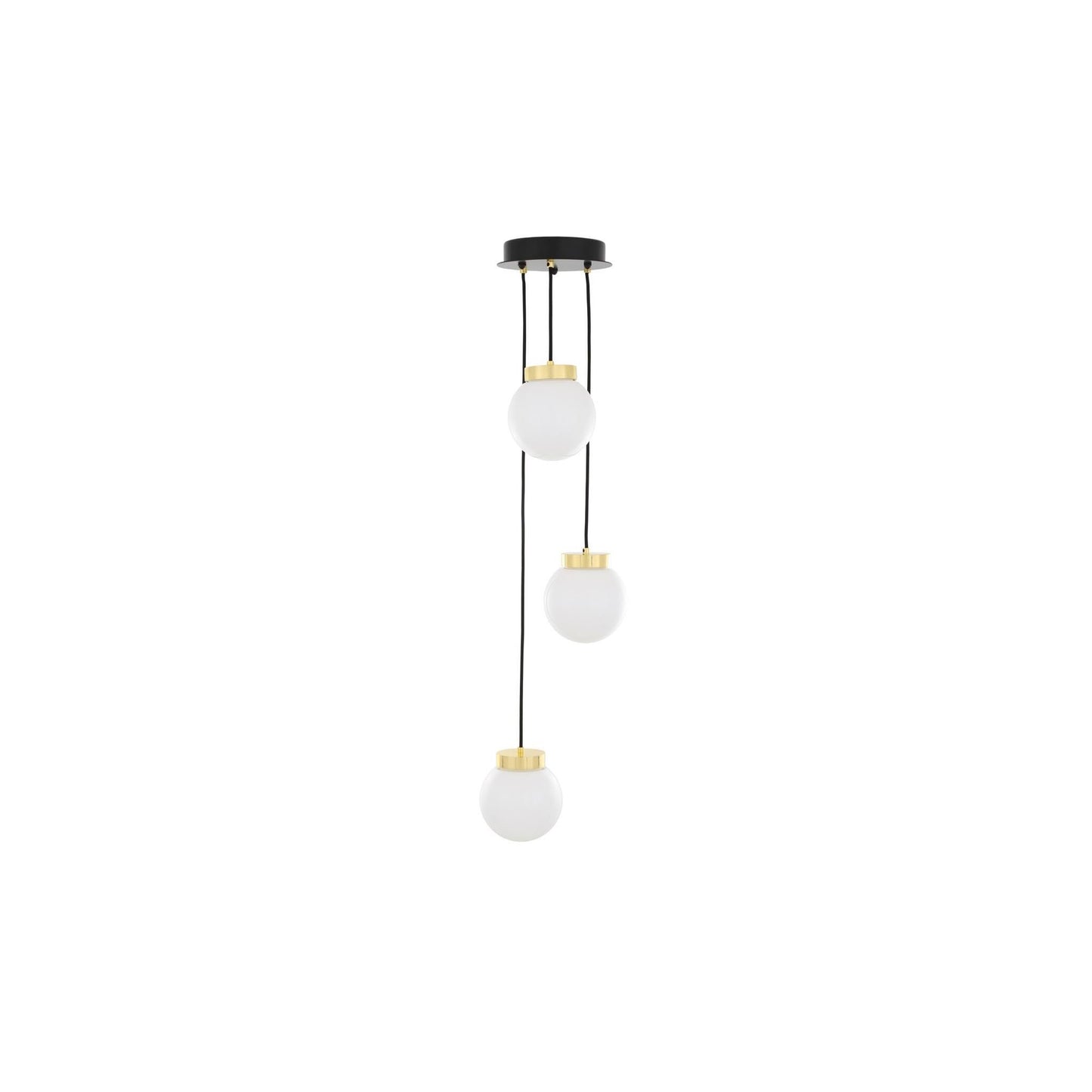 Agusta 3-Light Cascade Globe Pendant