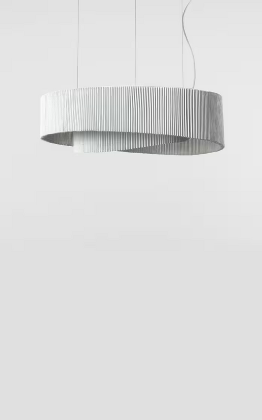 Anel LED Pendant in White