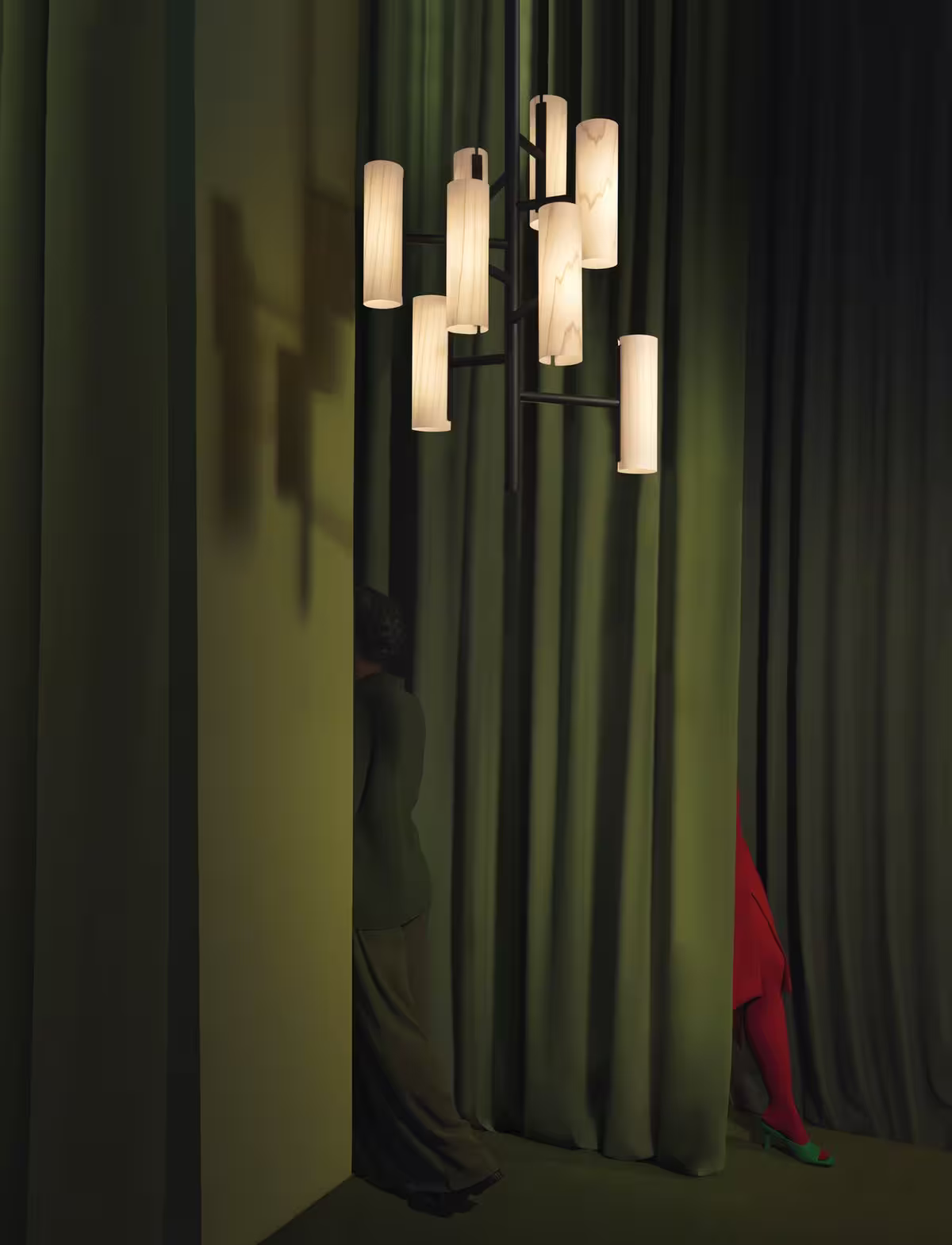 Black Note LED Chandelier