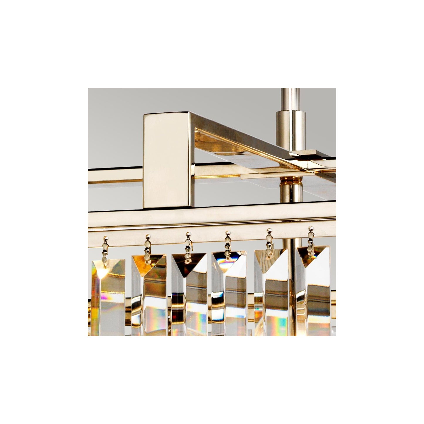 Aries 4-Light Pendant in Polished Nickel
