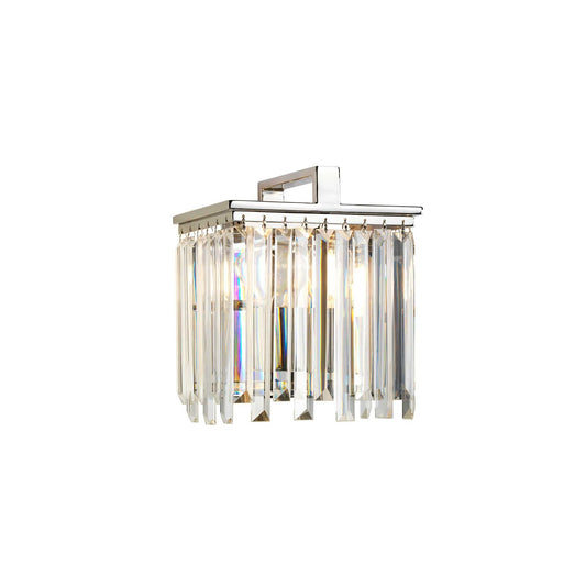 Aries 1-Light Wall Light in Polished Nickel