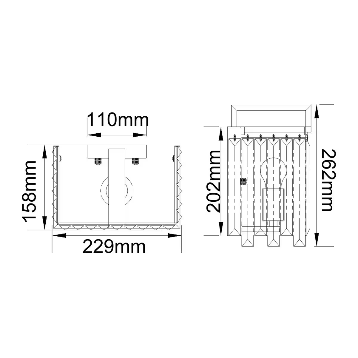 Aries 1-Light Wall Light