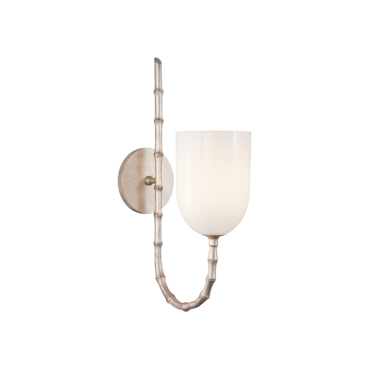 Edgemere Wall Light with White Glass