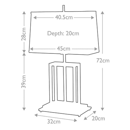 Elstead Atlas Table Lamp