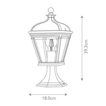 Elstead Bayview Pedestal Lantern