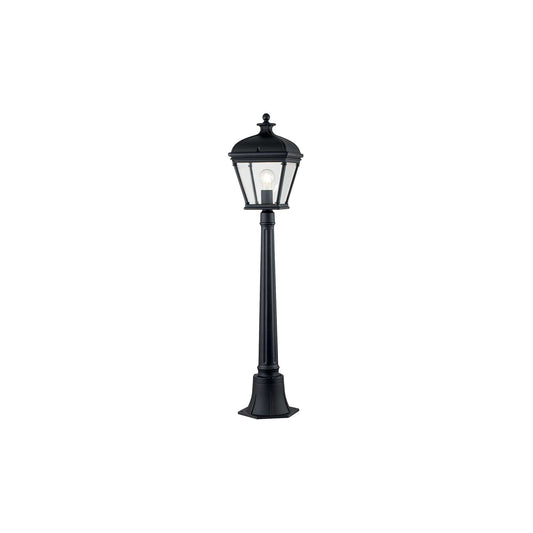 Bayview 1-Light Medium Pillar Lantern in Black