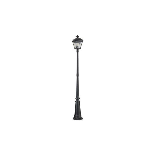 Bayview 1-Light Lamp Post in Black