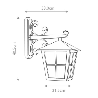 Elstead Canterbury Outdoor Wall Lantern