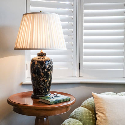 Elstead Black Birds Table Lamp