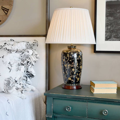 Elstead Black Birds Table Lamp