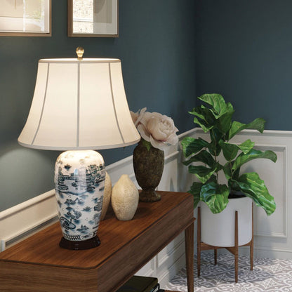 Elstead Blue Traditional Table Lamp