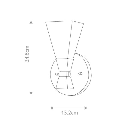 Elstead Bowtie Bathroom Wall Light