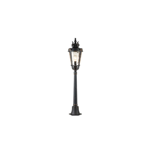 Baltimore 1-Light Medium Pillar in Weathered Bronze