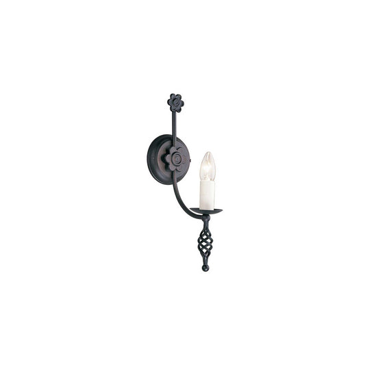 Belfry 1-Light Wall Light in Black