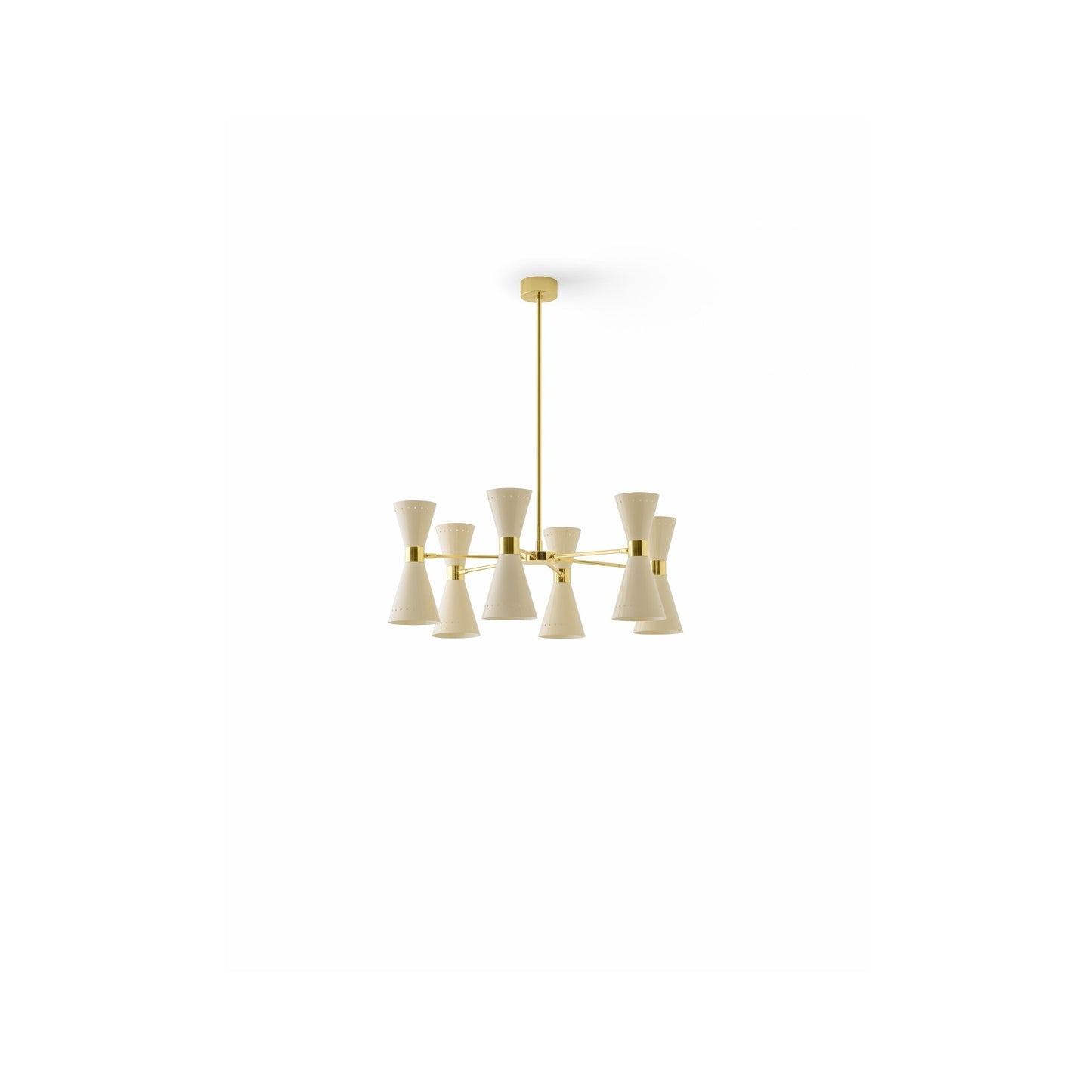Megafono Ø79cm Pendant Chandelier in Gold