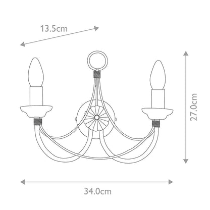 Elstead Carisbrooke Decorative Wall Light