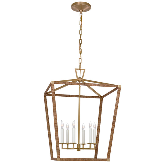 Visual Comfort Darlana Wrapped Lantern Pendant