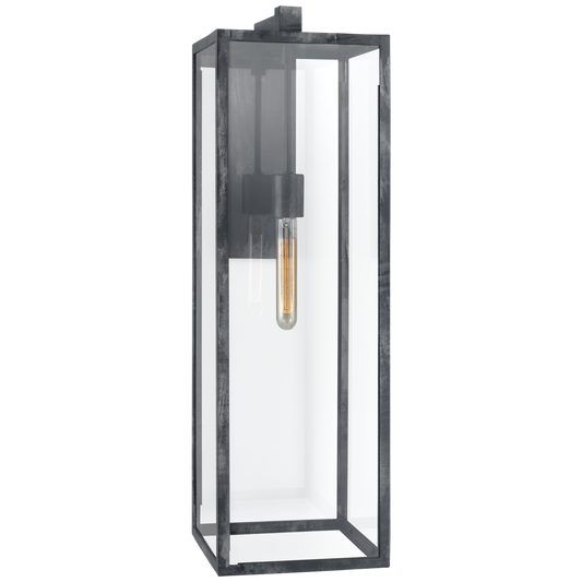 Fresno Long Wall Sconce with Clear Glass