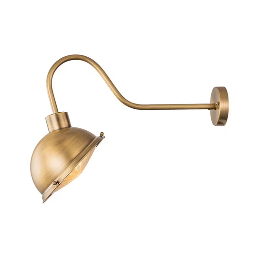 Chiswick 1Lt Brass Sign Light in Antique Brass