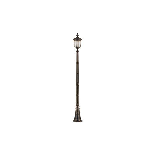 Cleveland 1-Light Single Head Lamp Post in Weathered Bronze
