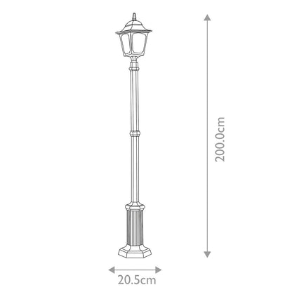 Elstead Chapel Outdoor Lamp Post