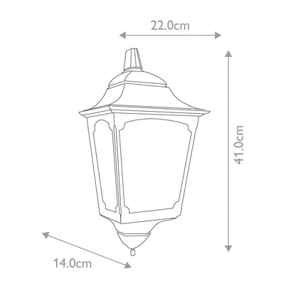 Elstead Chapel Half Lantern Wall Light