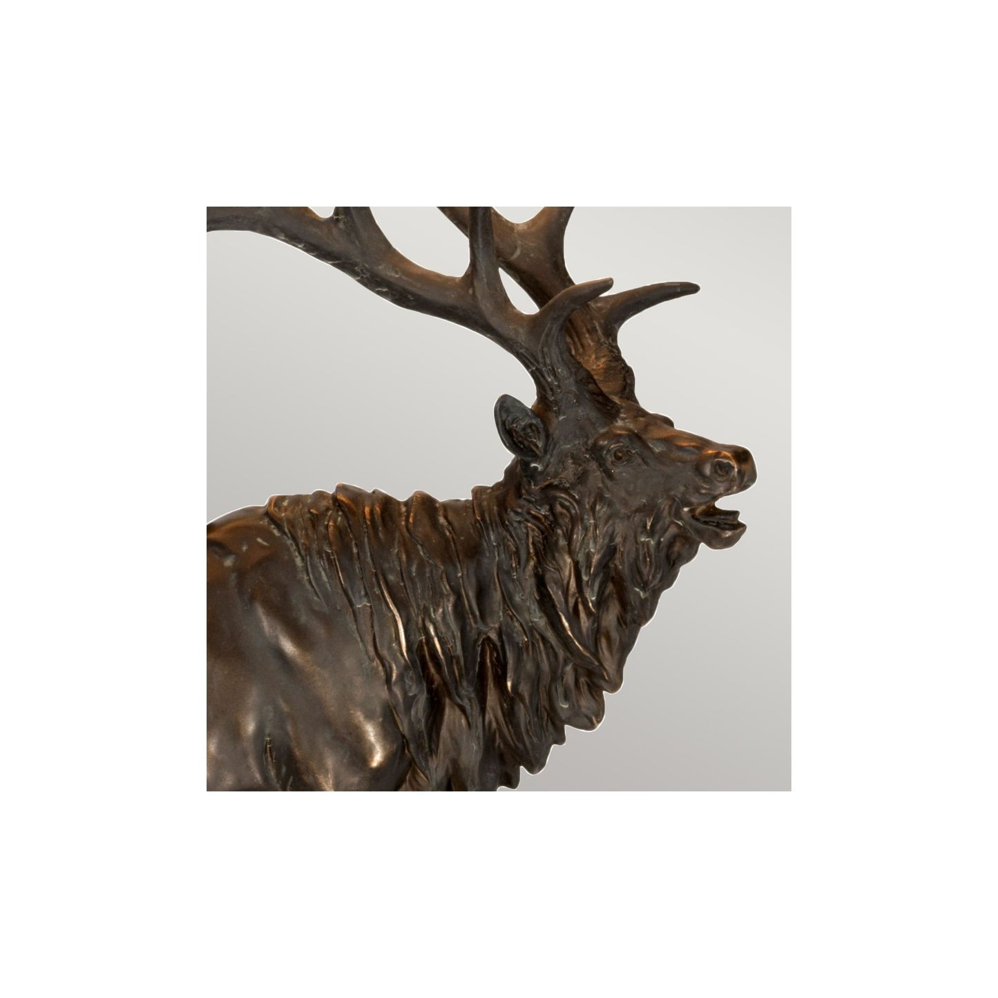 Angus 1-Light Table Lamp in Bronze Patina with Natural Oval Shade