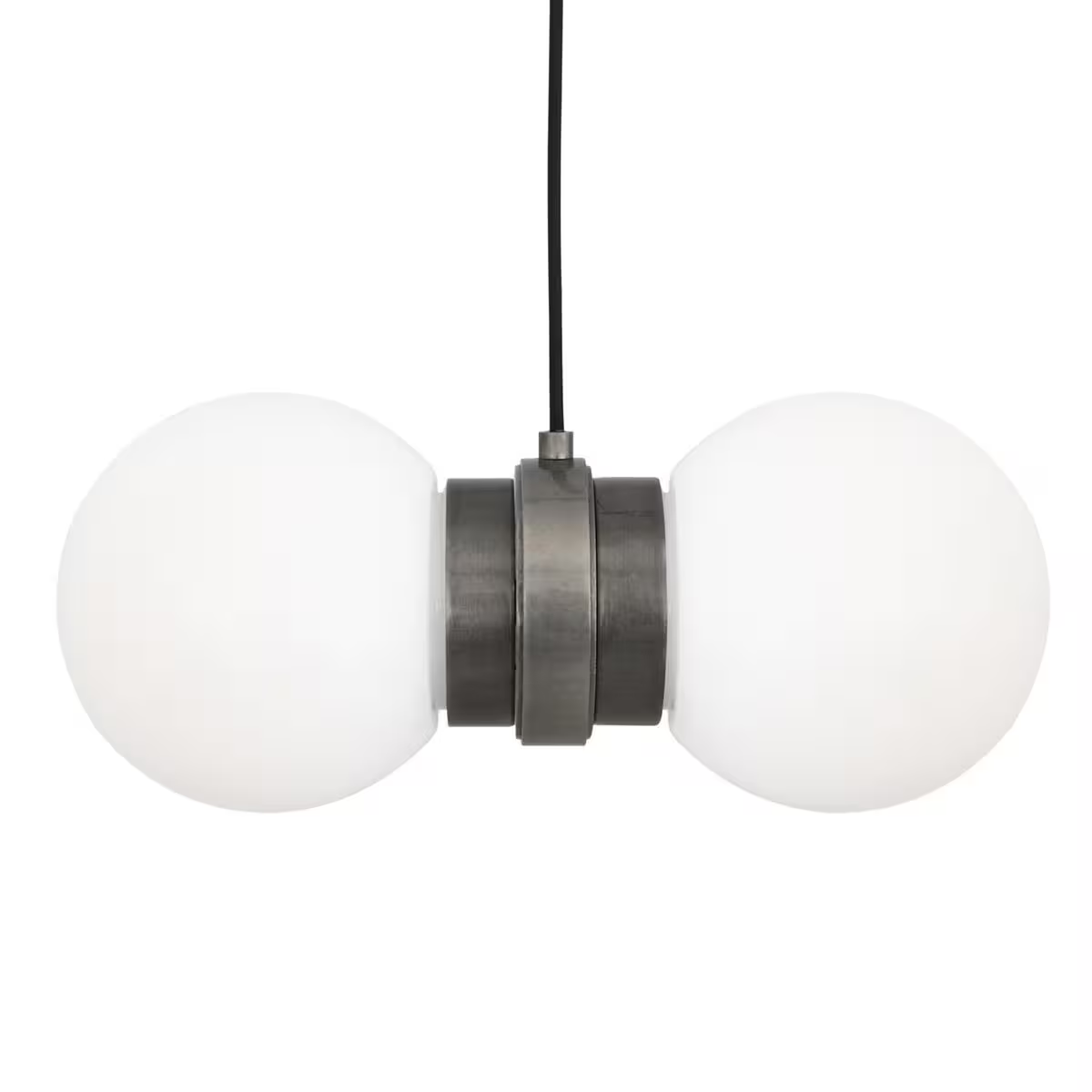 Eske Double Glass Globe Pendant