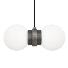 Eske Double Glass Globe Pendant