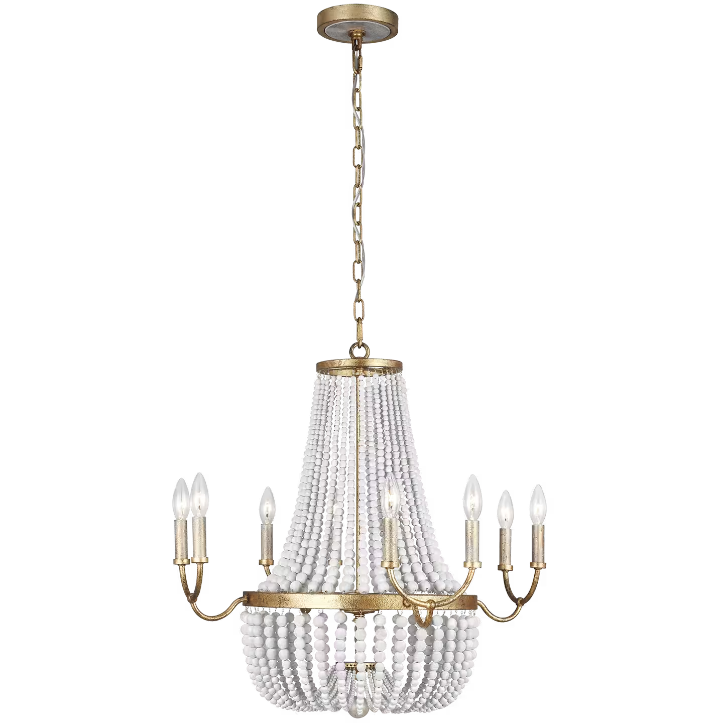 Marielle Medium Chandelier in Antique Gold