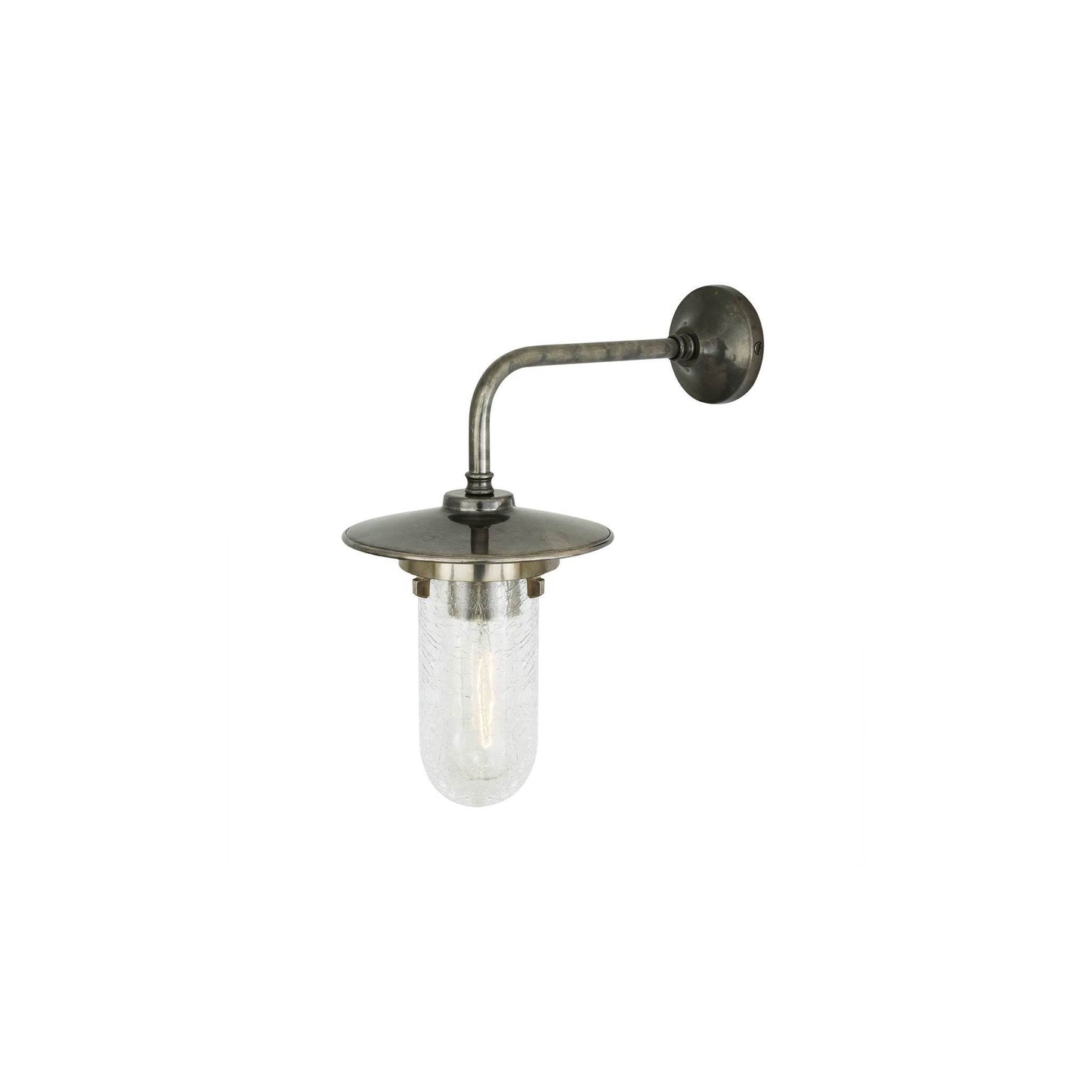 Florin Well Glass Bathroom and Outdoor Wall Light IP65